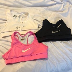 Nike fitted bras